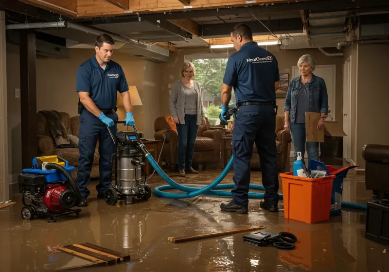 Basement Water Extraction and Removal Techniques process in Wapakoneta, OH